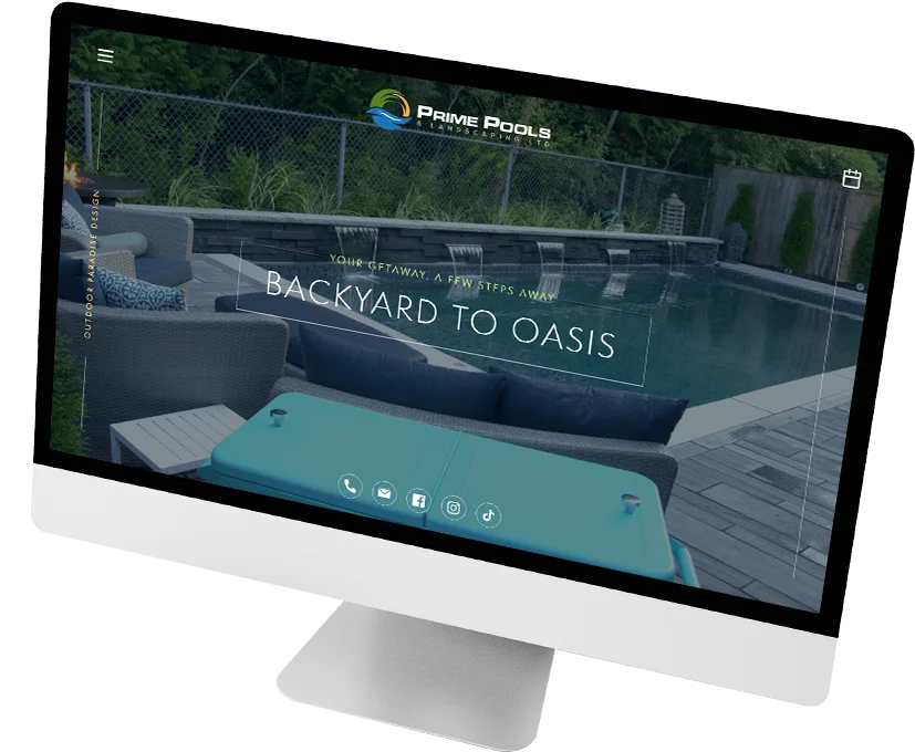 Responsive Website Design for a Local Pool Company